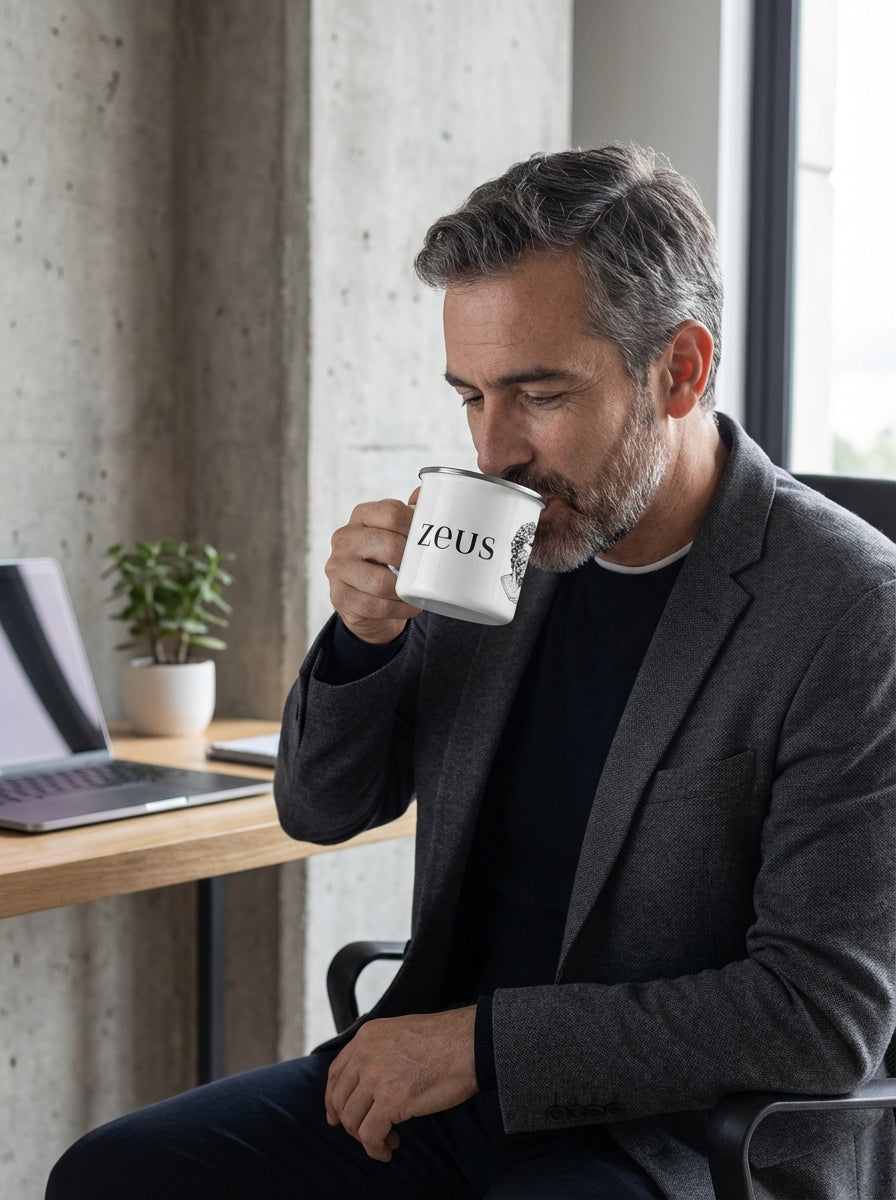 Mug émaillé Zeus