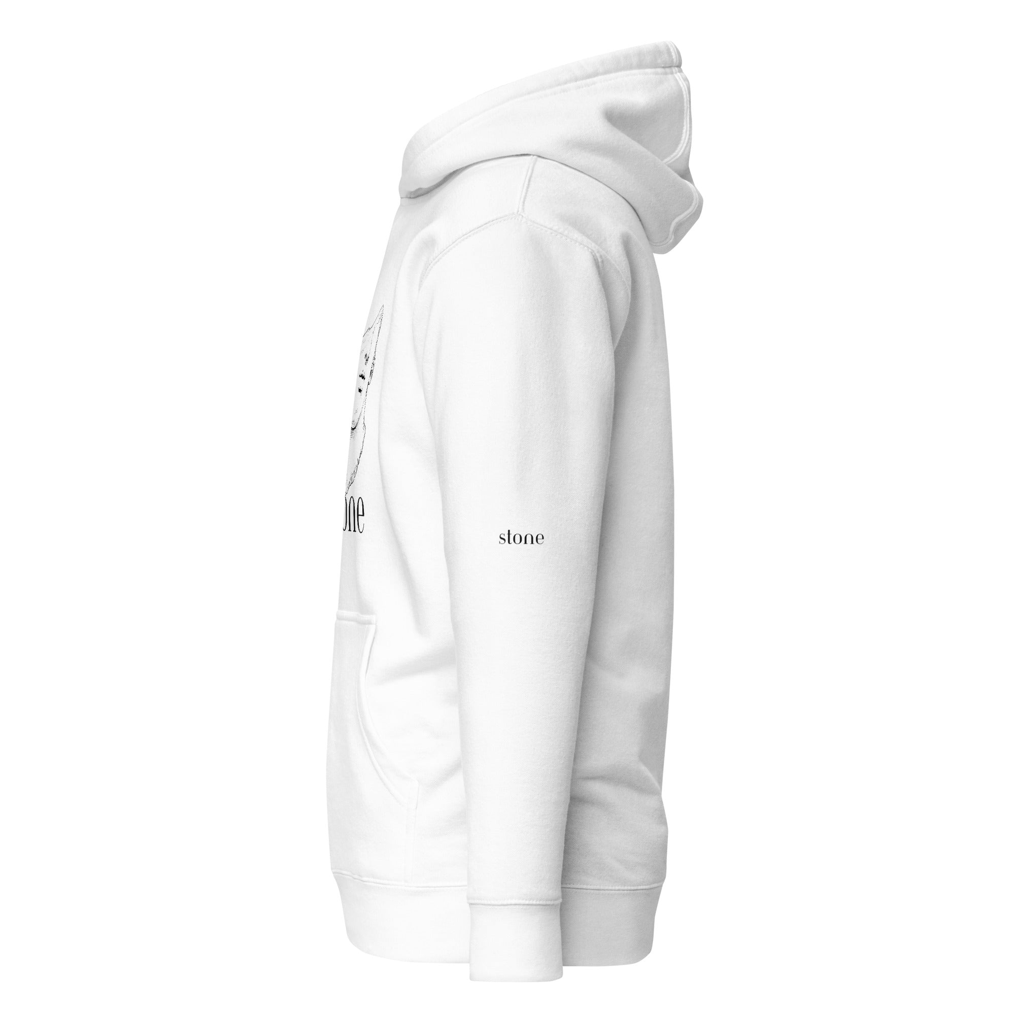 Hoodie Homme Helléniste Blanc