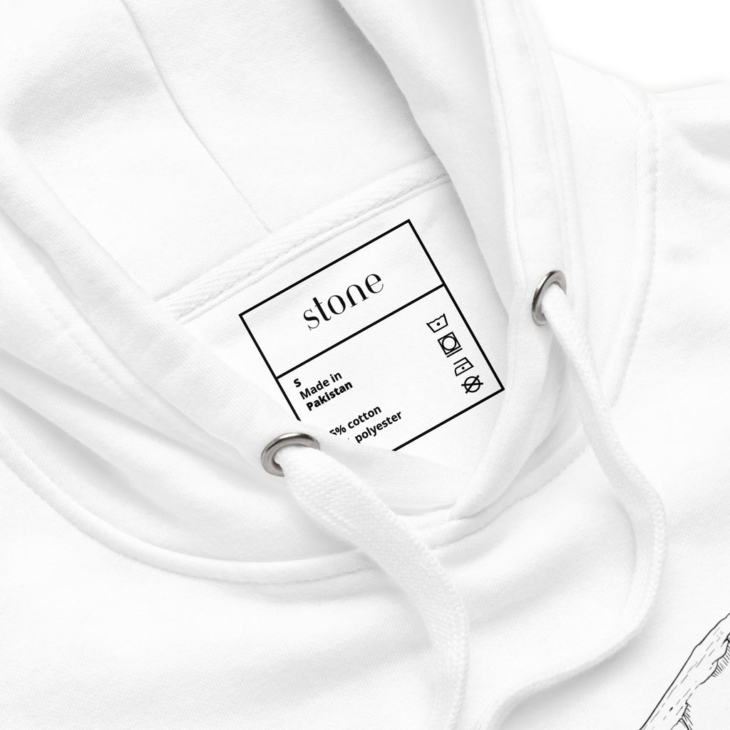 Hoodie Homme Helléniste Blanc