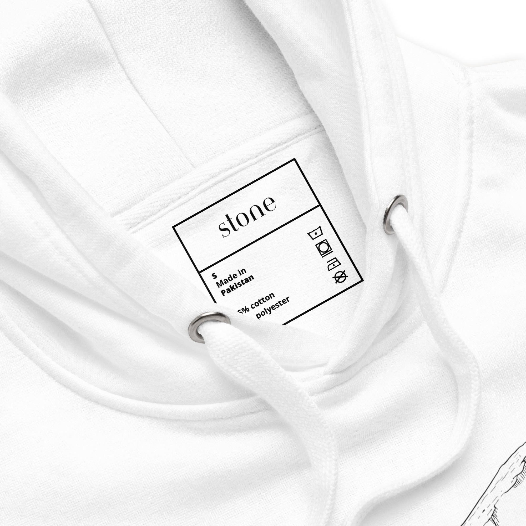 Hoodie Homme Helléniste Blanc