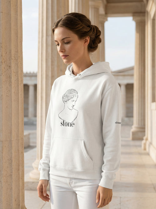 Hoodie Femme Aphrodite Blanc